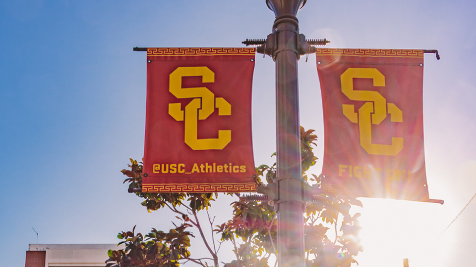 USC Athletics banners
